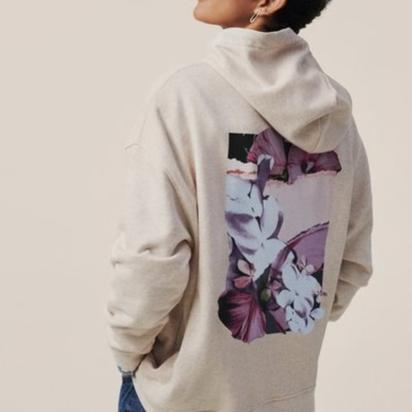 Helena Christensen X H&M Printed Hoodie XL - Picture 5 of 14